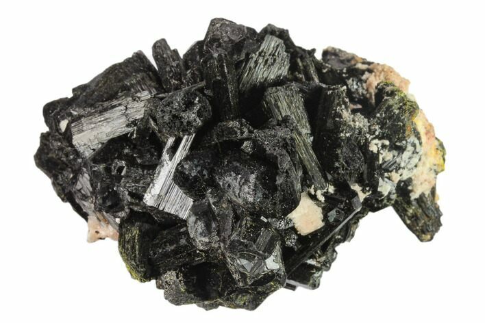 Black Tourmaline (Schorl) Crystals with Orthoclase - Namibia #132230